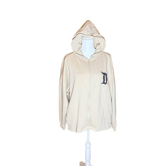 Disney Parks  DISNEYLAND Logo Zip Hoodie Beige Adult Size XL - Picture 4 of 7